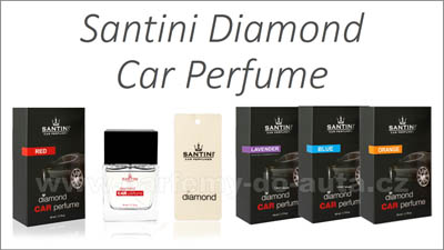 Parfémy do auta Santini Diamond Car Perfume - luxusní vůně do auta 400